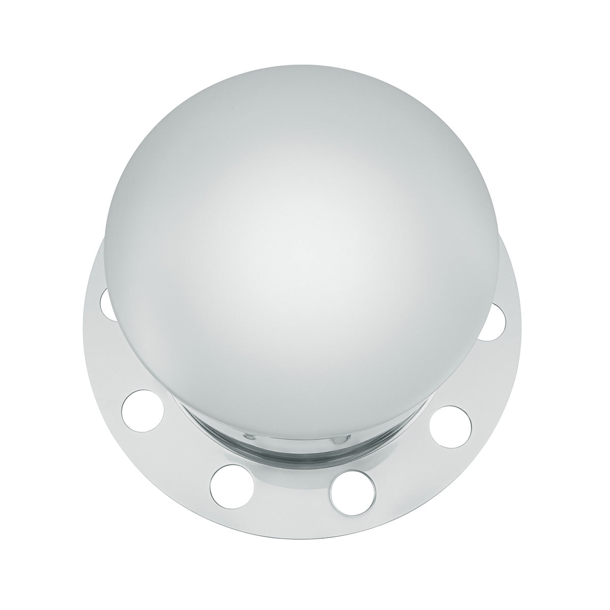 Chrome Dome Rear Axle Cover 2PC Kit For 33mm Nut Cover - Steel/Aluminum Wheel (10 Hole)
