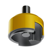 1/2"-13 Thread-On Shift Knob Mounting Adapter For Eaton Fuller Style 13/15/18 Shifter - Electric Yellow (Bulk)