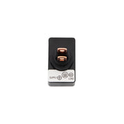 Black Non-Illum Jumbo Rocker 16 Amp 12V S.P.S.T. On/Off 1 Pc.