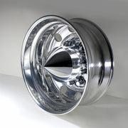 Spike Rear Axle Cover  With 33mm Flat Top Thread-On Nut Covers - Chrome