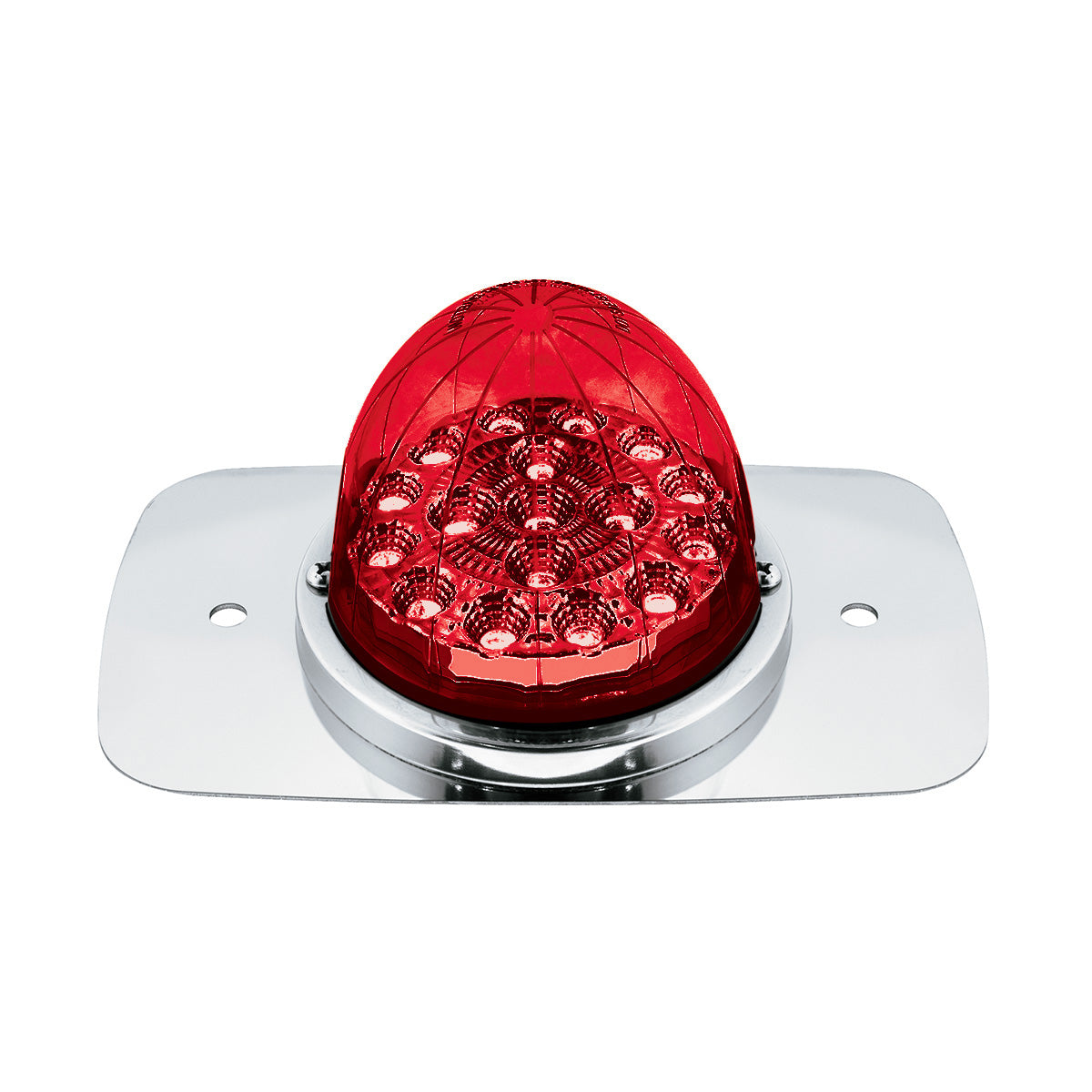 304 SS Turn Signal Light Kit W/ 17 LED Double Fury Watermelon For 2008-2017 FL Cascadia-Amber & Red LED