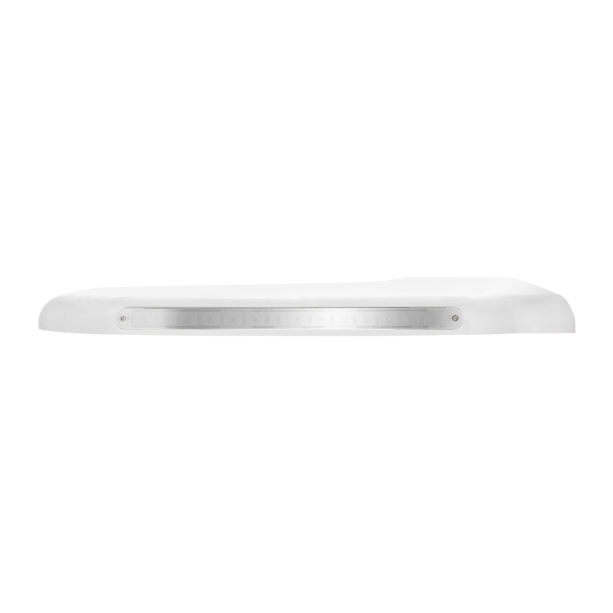 14 Amber LED Front Fender Cover For Peterbilt 388 (2008-2015) & 389 (2008-2023)-Chrome Lens - Passenger