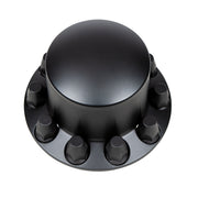 Dome Rear Axle Cover With 33mm Standard Thread-On Nut Covers - Matte Black