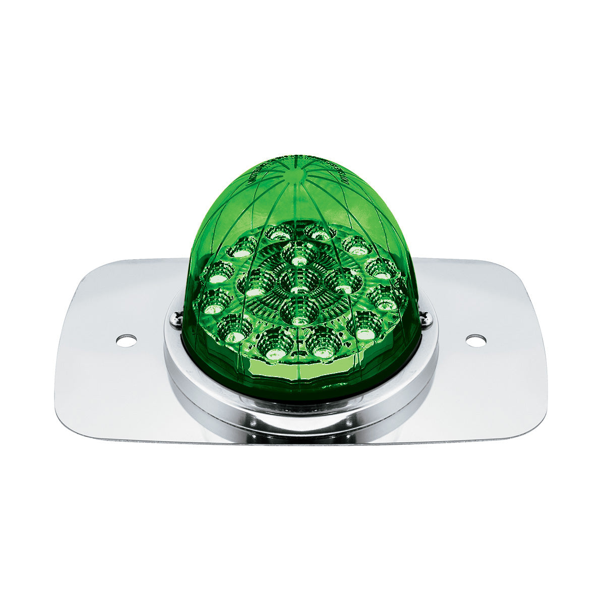 304 SS Turn Signal Light Kit W/ 17 LED Double Fury Watermelon For 2008-2017 FL Cascadia-Amber & Green LED