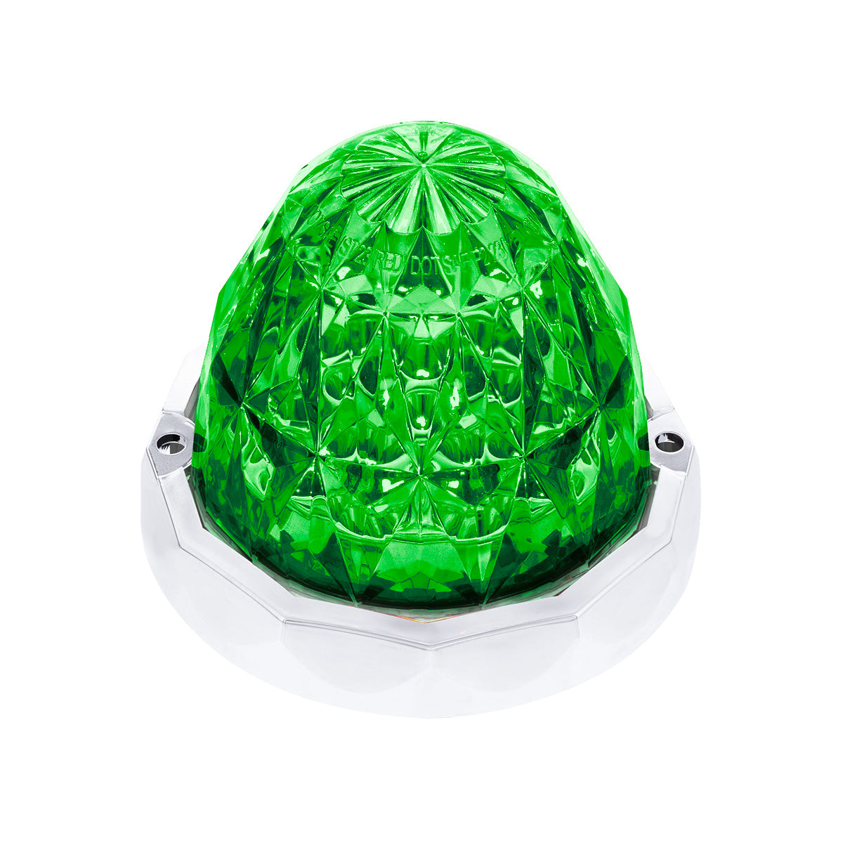 Double Fury 19 LED Dual Function Crystal Watermelon Light Kit With Bezel-Red & Green LED/Clear Lens