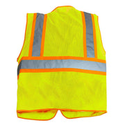 RigGear High Visibility Reflective Yellow Safety Vest-Large