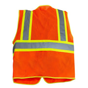RigGear High Visibility Reflective Orange Safety Vest-X Large