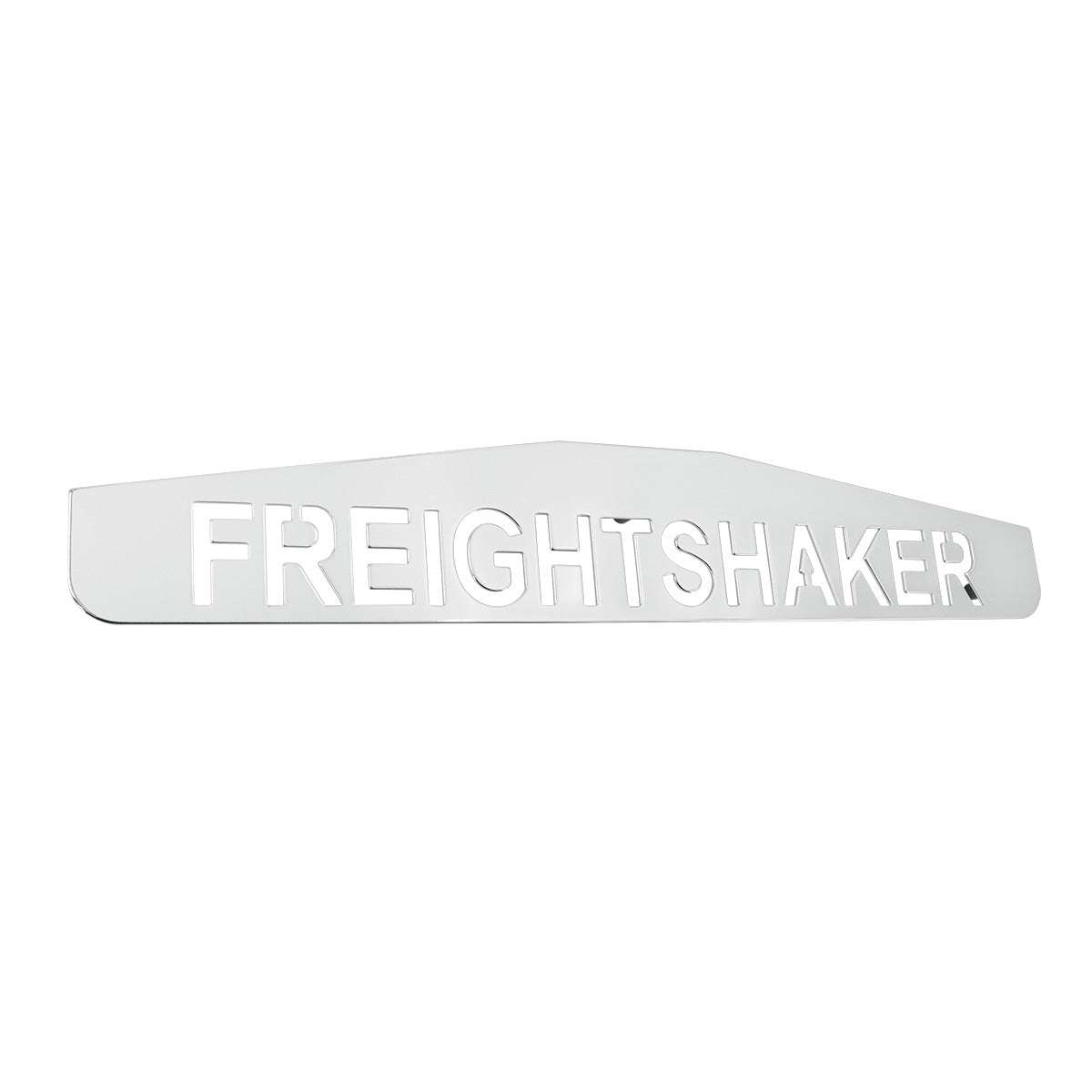 4" X 24" Chrome Freightshaker Bottom Mud Flap Plate - Welded Stud