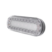 30 LED 6" Oval Lumos Light I-Series (Turn Signal) - Amber LED/Clear Lens