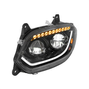 Black LED 86 Headlight For 2018-2025 International LT Truck - Driver