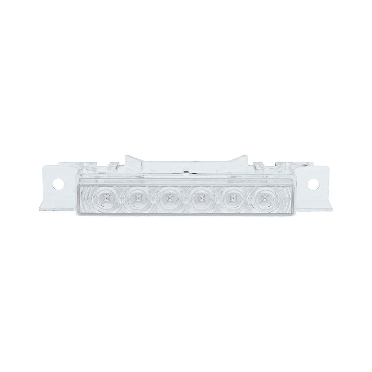 6 LED Competition Series Exterior Visor Light For 1996-2024 Volvo VNL-Amber LED/Clear Lens