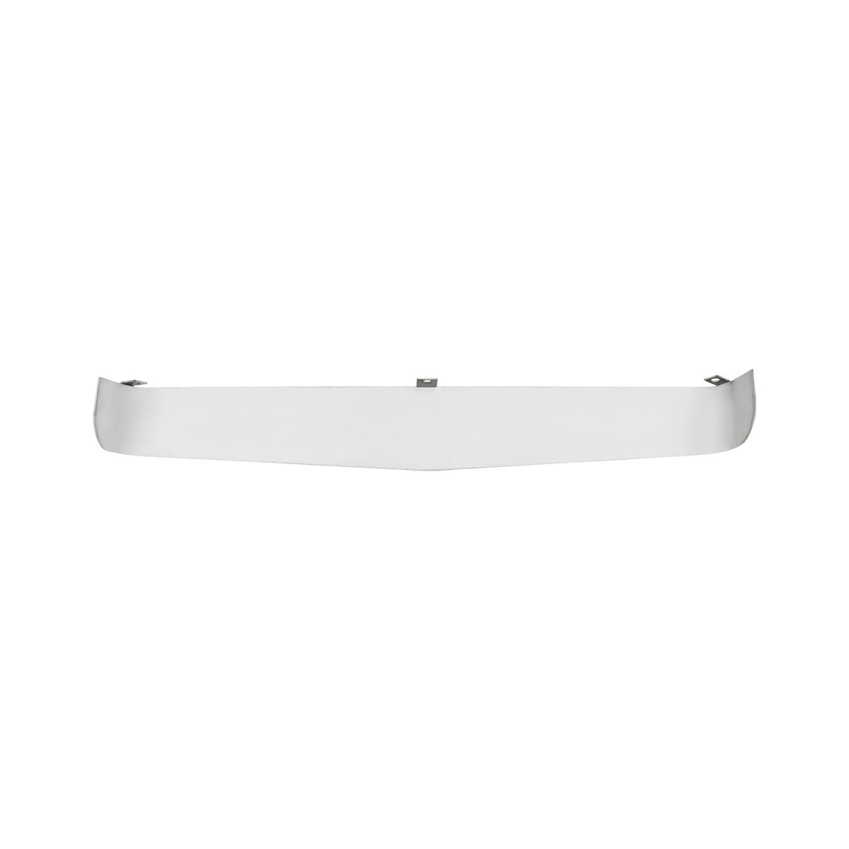 14-3/4" Wide Stainless Steel Visor For Dual 4" X 6" Headlight, Smooth Style