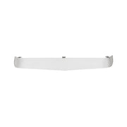 14-3/4" Wide Stainless Steel Visor For Dual 4" X 6" Headlight, Smooth Style