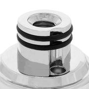Gearshift Adapter W/LED Mount For Eaton-Fuller 13/15/18 Speed - Chrome/Vertical (Bulk)