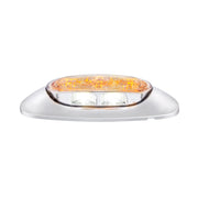 5 LED Reflector Light (Auxiliary/Utility) With Side Ditch Light - Amber LED/Clear Lens (Bulk)
