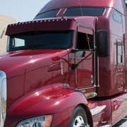 Matte Black Mirror Cover For 1990+ Kenworth T170/T270/T370/T440/T470/T600/T660/T800 - Driver (Bulk)