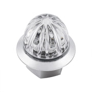 4 LED 1-1/8" Watermelon Double Fury Light With Clear Lens (Clearance/Marker) - Red & White LED