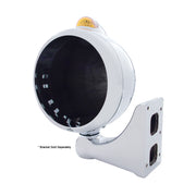 Stainless Steel Guide 682-C Headlight No Bulb With Dual Mode LED Signal - Amber Lens