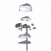 37 LED Turn Signal Light With Clear Base For 1987-2007 Peterbilt 379/378/357 - Amber LED/Amber Lens