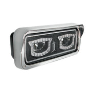 High Power Blackout LED Headlight With Turn Signal And Position Light-Driver