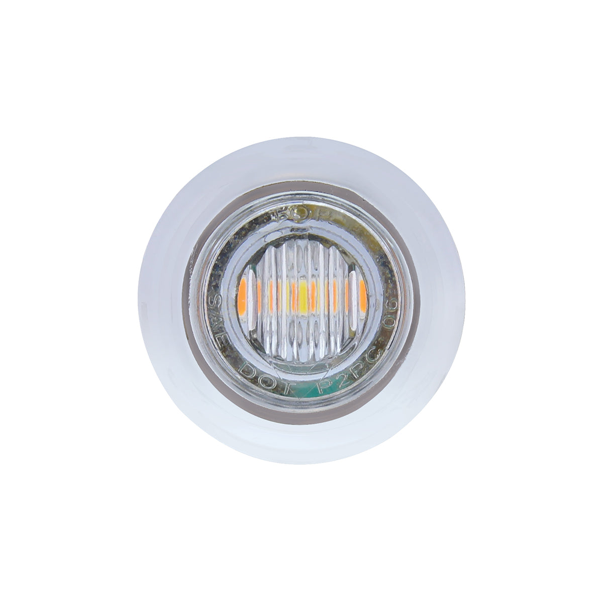 3 LED 3/4" Mini Double Fury Light (Clearance/Marker) - Amber LED/White LED