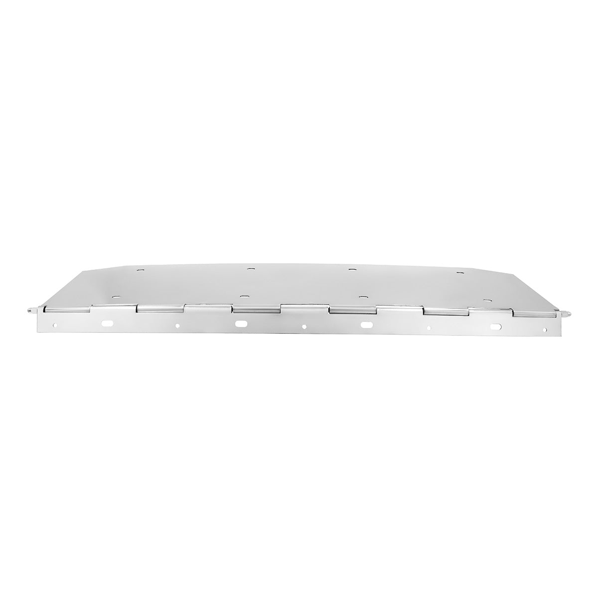 Chrome 2 License Plate Angled Holder With Hinge