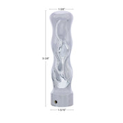 Flame Shift Knob - Chrome