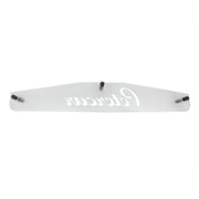 4" X 24" Chrome Petercar Bottom Mud Flap Plate - Welded Stud