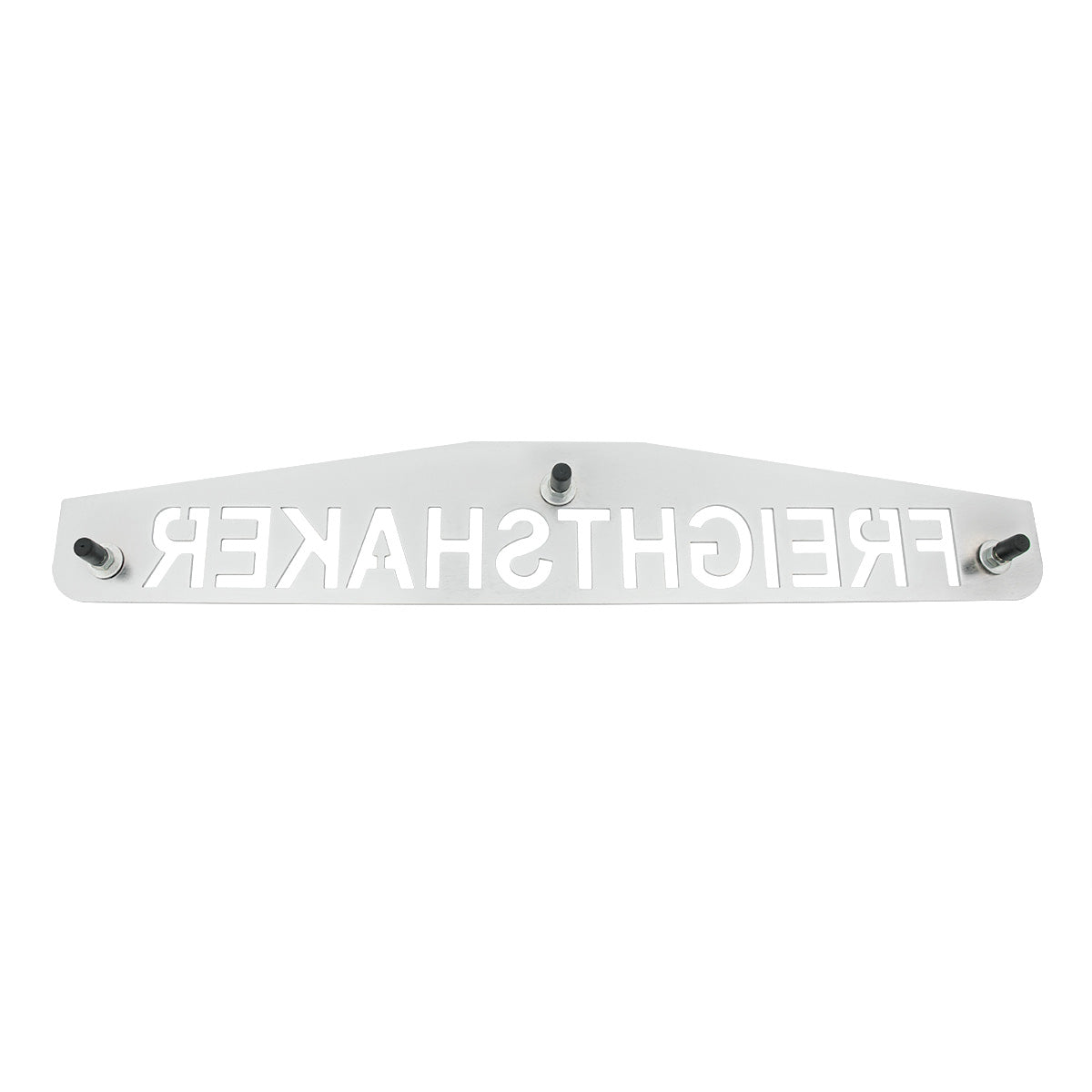 4" X 24" Chrome Freightshaker Bottom Mud Flap Plate - Welded Stud