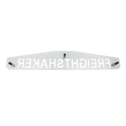 4" X 24" Chrome Freightshaker Bottom Mud Flap Plate - Welded Stud
