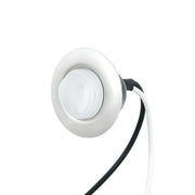 GloLight 2 LED 3/4" Mini Light (Clearance/Marker) With Stainless Steel Trim-Red LED/Clear Lens