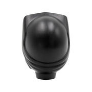 Aluminum Skull Biker 1/2"-13 Thread-On Gearshift Knob - Black (Bulk)