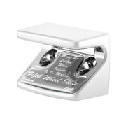 Chrome Plastic Fifth Wheel Switch Guard With Glossy Sticker For 1990-2010 Freightliner Classic- Silver Sticker