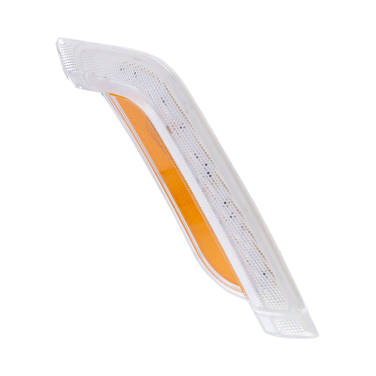 12 Amber LED Fender Turn Signal Light For Peterbilt 579 (2012-2021) & 587 (2012-2018)- Passenger, Clear Lens