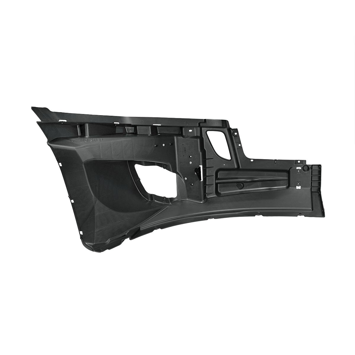 Bumper Reinforcement With Fog Light & Wheel Aero Trim Holes For 2018-2024 Freightliner Cascadia - Driver