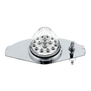 304 SS Above Door Dome Light Kit W/ 17 LED Double Fury Watermelon For 2008-2017 FL Cascadia-Red & White LED