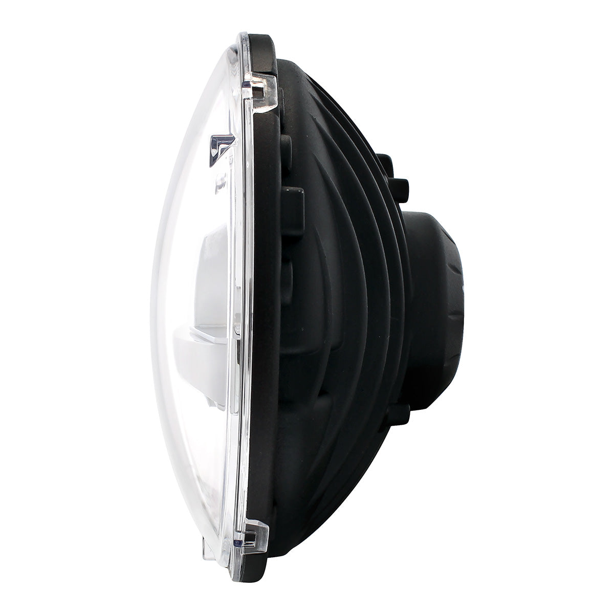 ULTRALIT - High Power LED 7" Headlight With Turn Signal & Amber Position Light Bar