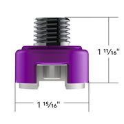 M30X3.5 Thread-On Shift Knob Mounting Adapter For Eaton Fuller Style 13/15/18 Shifter - Candy Purple