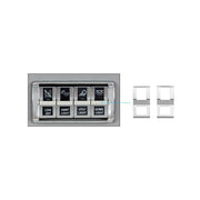 Chrome Switch Cover For 2018-2025 Freightliner Cascadia (2-Pack)