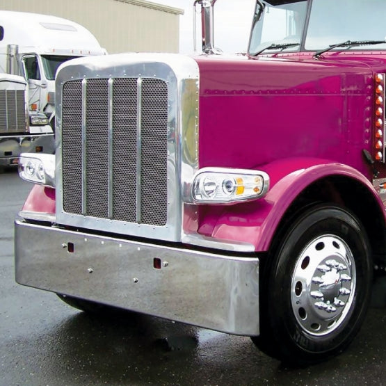 Sequential 14 Amber LED Front Fender Cover For Peterbilt 388 (2008-2015)&389 (2008-2023)-Clear Lens-Passenger