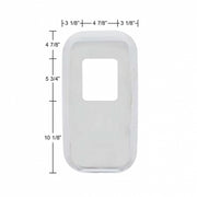 Chrome Shift Plate Cover For Peterbilt Trucks - Fits OEM S22-6041M01-234 (Bulk)
