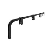 Black Straight Mud Flap Hangers With Mounting Hardware - No Coil (Pair)