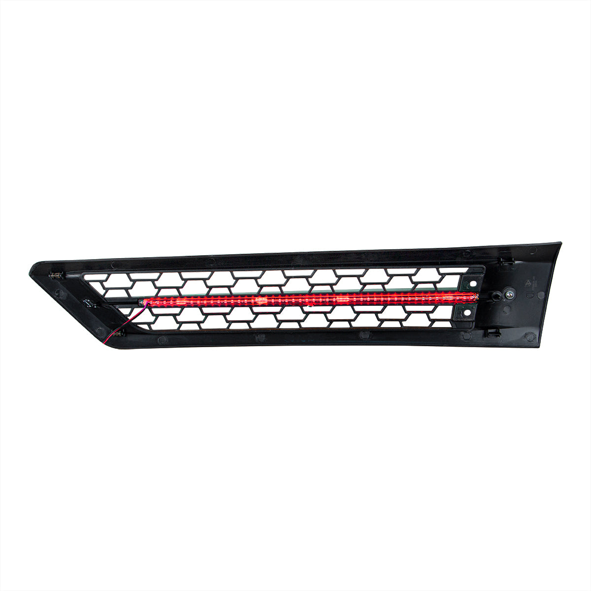 Hood Air Intake Grille With Red LED For 2018-2024 Freightliner Cascadia 126 - Passenger