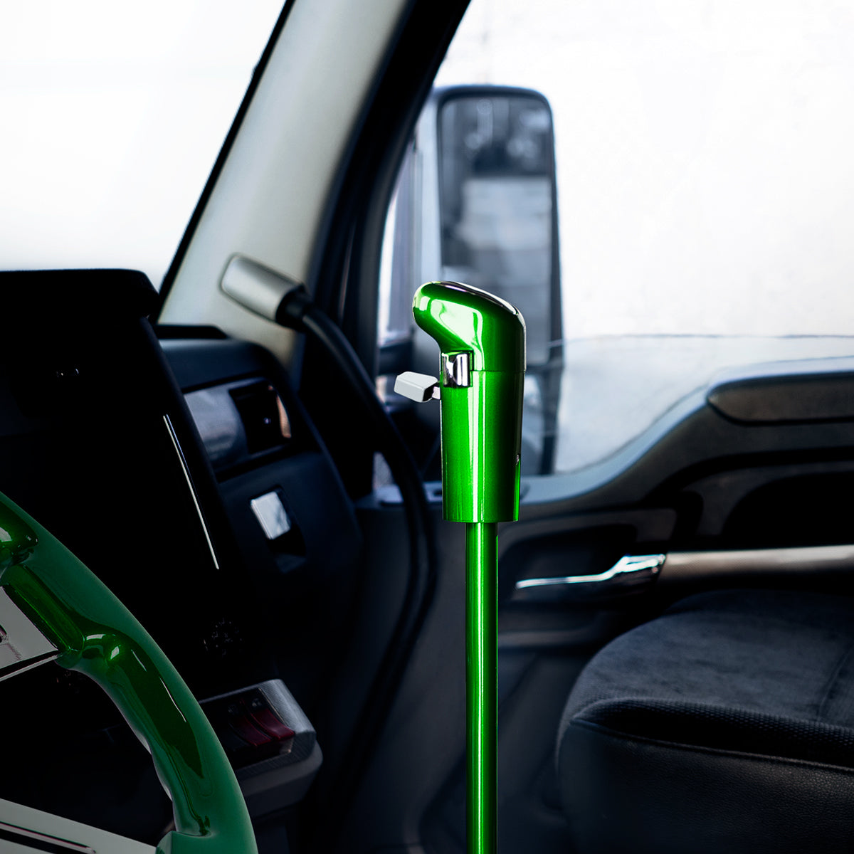 9" Shifter Shaft Extension - Emerald Green