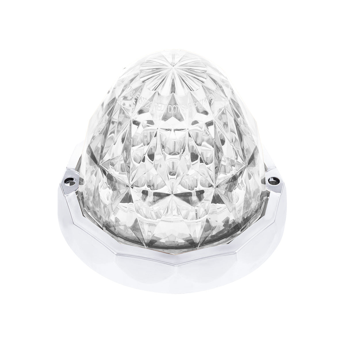 Double Fury 19 LED Dual Function Crystal Watermelon Light Kit With Bezel-Red & Green LED/Clear Lens