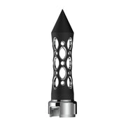 Thread-On Daytona Style Spike Gearshift Knob With LED 13/15/18 Speed Adapter - Black/Amber LED