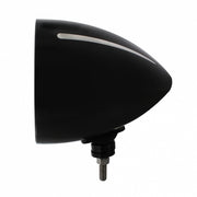 Black "BILLET" Style Groove Headlight Housing