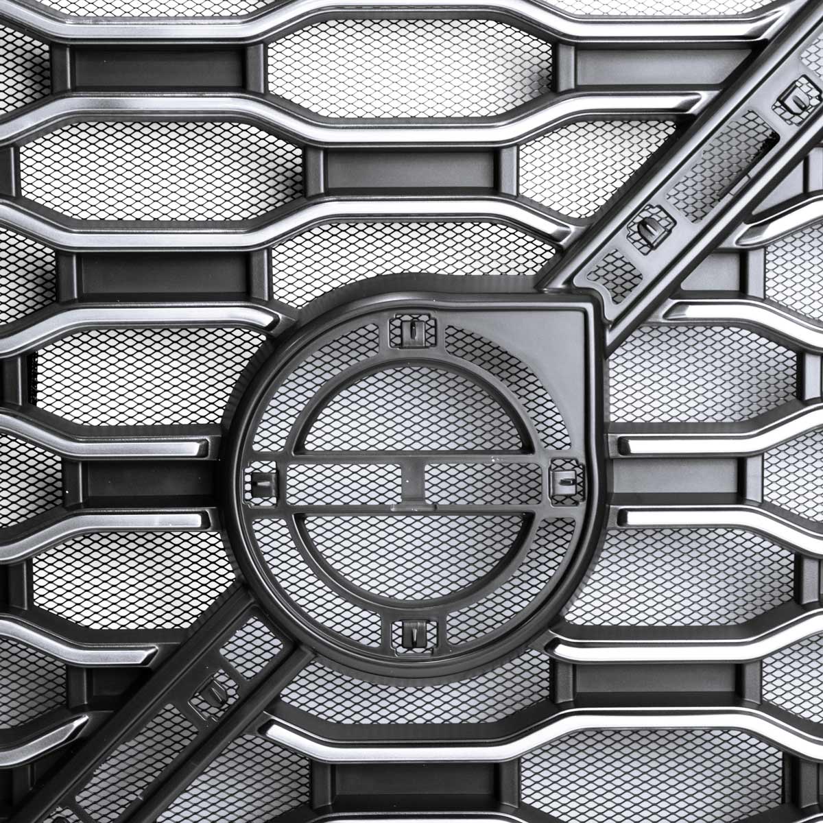 Grille With Bug Screen For 2018-2024 Volvo VNL-Silver
