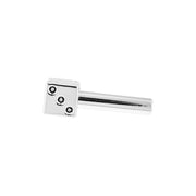Chrome Dice Door Lock Knobs (2Pc/Set)