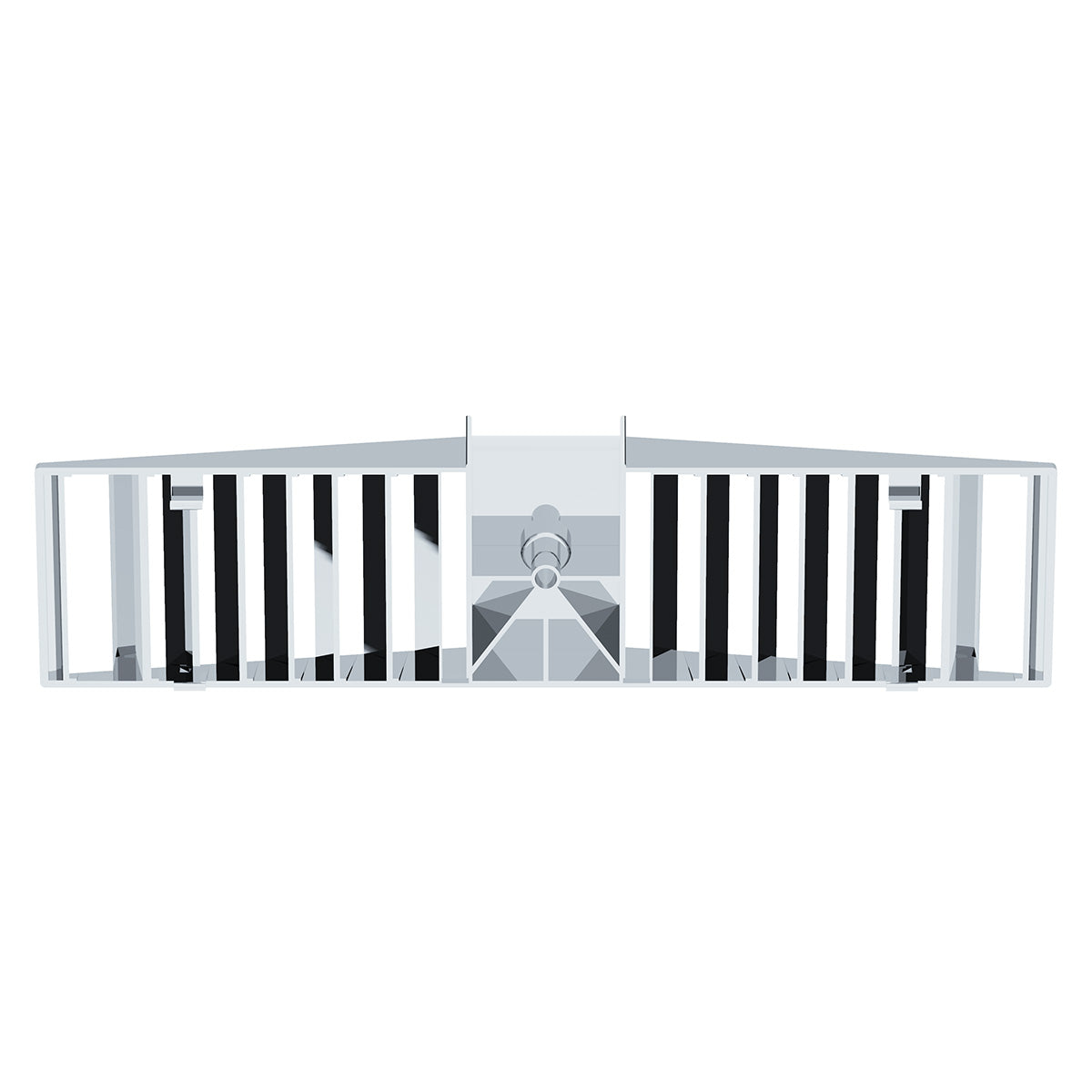 Chrome Plastic Center Top A/C Defroster Vent For Freightliner Classic (1989-2010) & FLD (1989-2009)
